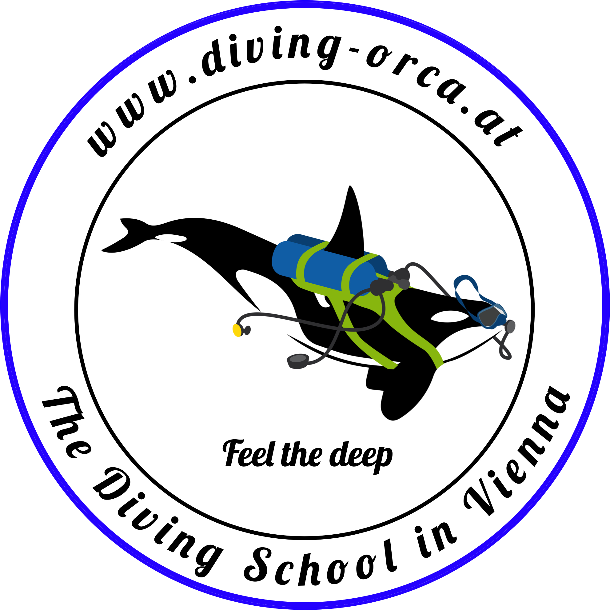 Diving Orca